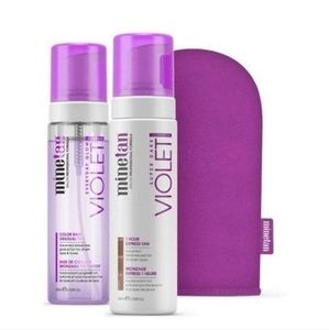 Minetan Violet Bundle Set 1 Hour Express & Gradual Tan Water Self Tanner